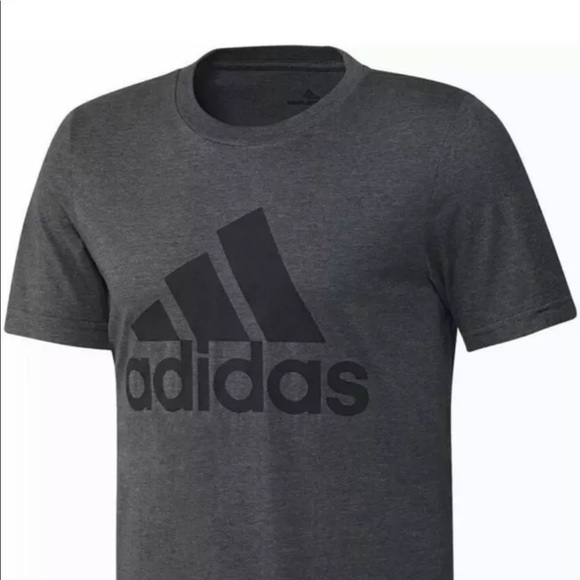 NWT Adidas red Badge of Sport Tee Mens Small - Picture 2 of 7